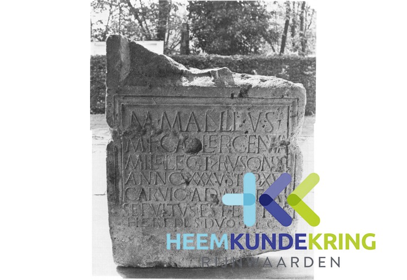 verd102 steen van Marcus Mallius opgebaggerd in bylandsewaard F00003270